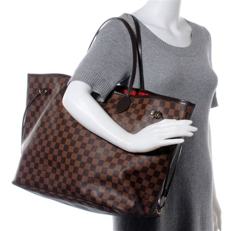 lv neverfull damier azur gm